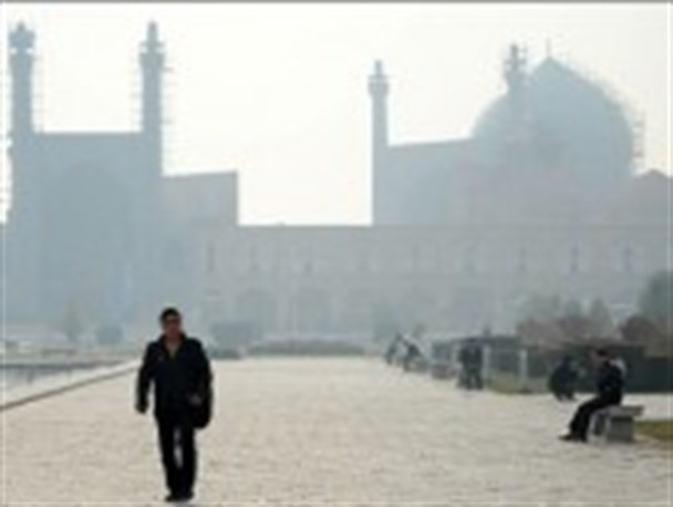 هوای اصفهان در شرایط ناسالم قرار دارد