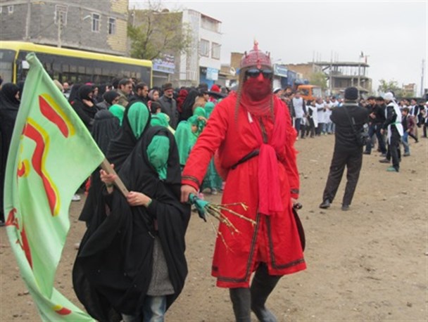 گزارش تصویری از مراسم تعزیه خوانی درزنجان