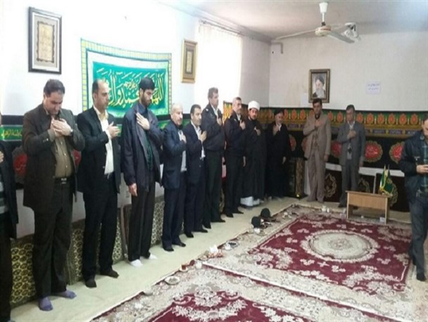 مراسم شهادت امام سجاد(ع) در دفترامام جمعه شفت+تصویری