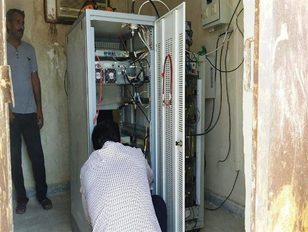 راه اندازی گیرنده تلویزیونی دیجیتال روستای کوه حیدر بشاگرد