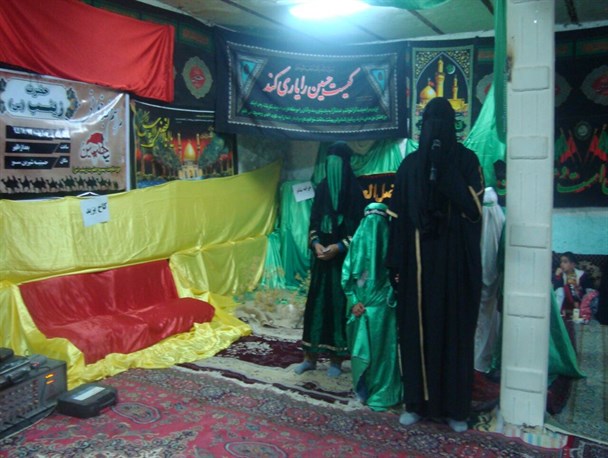مراسم خطبه خوانی حضرت زینب (س) در شیرین سو برگزار شد