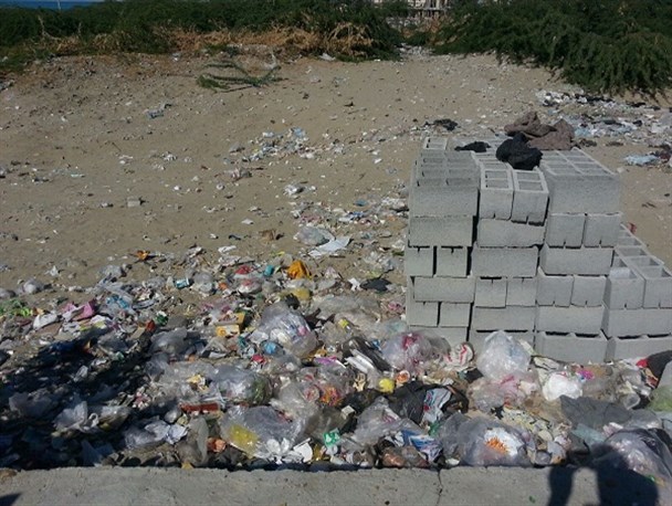 فقدان سطل زباله برای جمعیت هزار نفری/ لزوم ساماندهی محل تلاقی کمربندی آیت الله سیستانی با جاده کرباسک