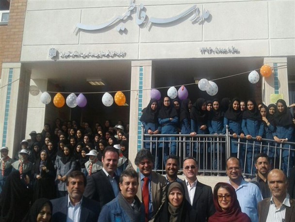 گزارش تصویری از افتتاحیه مدرسه کمیساریاری پناهندگان سازمان ملل در بهارستان