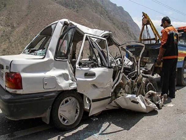 مرگ معلم جوان بر اثر واژگونی خودرو در دلگان