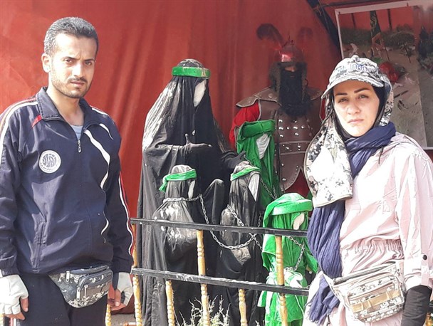 ۳۴۰ کیلومتر رکابزنی از مرز مهران تا نجف اشرف توسط زوج بالاجاده ای+تصاویر