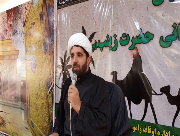 خطبه خوانی حضرت زینب کبری (س) در شهرستان سرپلذهاب برگزار شد