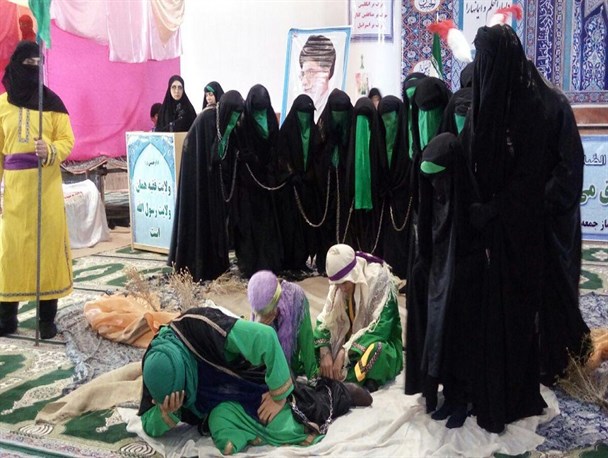 خطبه خوانی حضرت زینب سلام(س)در ایجرود برگزار شد/عکس
