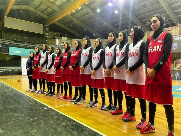 بسکتبال بانوان کاپ آسیا| شکست دختران ایران برابر سوریه