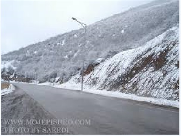 بارش برف در زاوه آغاز شد