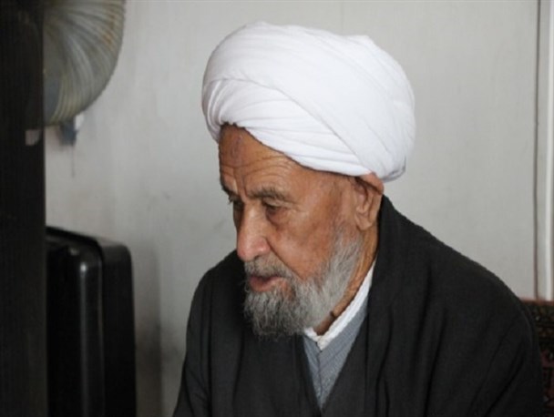دیدار امام جمعه اصلاندوز با مسن ترین روحانی مغان+تصاویر