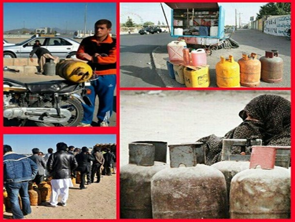 دلالان گاز عامل ایجاد صف های طولانی در سطح شهر/ از سیستم توزیع نامناسب گاز تا فروش سیلندرها در بازار آزاد