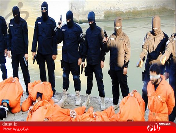 گزارش تصویری/اعدام شیعیان عراق به دست جلادان سیاهپوش داعش