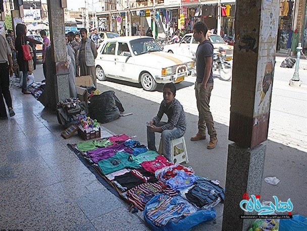 حکومت دست فروشان در بازارهای شهرستان  بهارستان