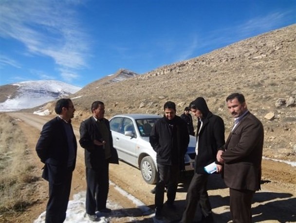 بازدید کارشناس نهاد ریاست جمهوری و کارشناس دفتر امور روستایی استانداری از روستاهای بخش میلاجرد+تصاویر