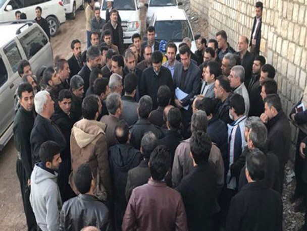 مسئولان وزارت نیرو به شهرستان جوانرود سفر کردند+ تصاویر