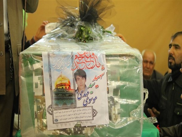 تشیع پیکر مطهر شهید مدافع حرم سید مهدی موسوی