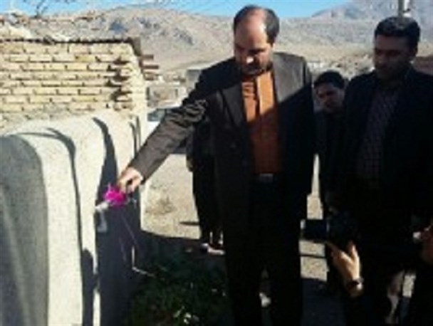 افتتاح شبکه توزیع آب آشامیدنی روستای میان‌ کوه شهرستان آبیک