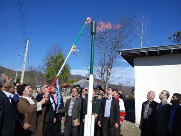 گازرسانی به 12 روستای شاندرمن افتتاح شد