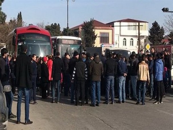 چندمین تجمع اعتراض آمیز آوارگان داخلی جمهوری آذربایجان