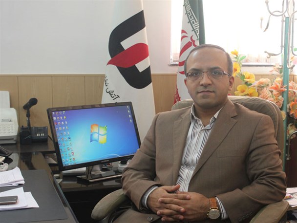 وقوع آتش‌سوزی در بانک رفاه ملایر