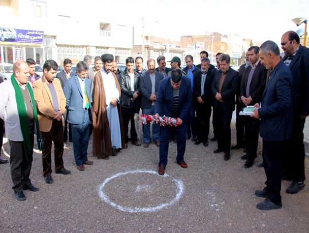 یک پروژه روستایی افتتاح و یک کلنگ در بجستان بر زمین خورد