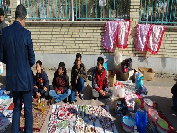 بازارچه کار و فناوری در جرقویه علیا برپا شد+ تصاویر