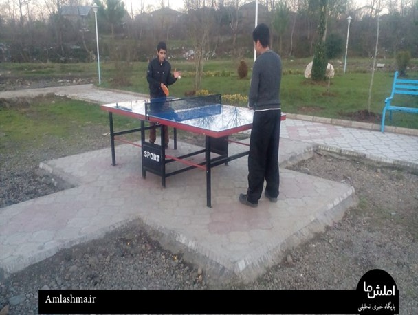 میز پینگ پنگ در پارک کیارود رانکوه نصب شد/عکس