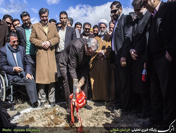 کلنگ زنی نخستین پالایشگاه بنزین یورو 4 شرق کشور در شیروان+ تصاویر