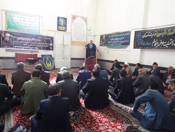مراسم بزرگداشت مرحوم آیت الله واعظ طبسی در رشتخوار برگزار شد+تصاویر