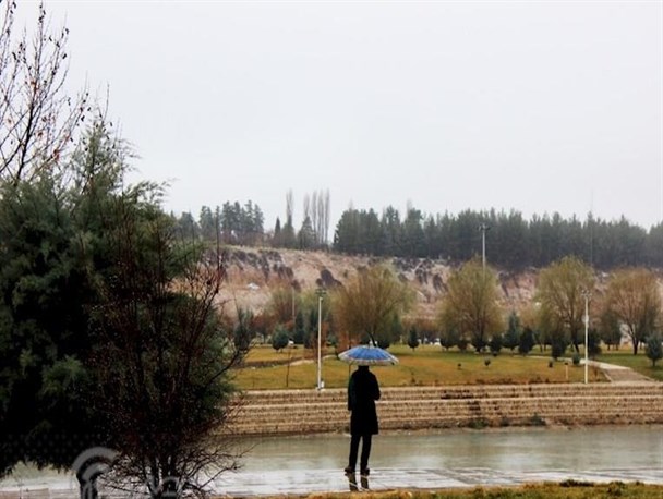 طراوت زیبای باران در پایتخت طبیعت ایران
