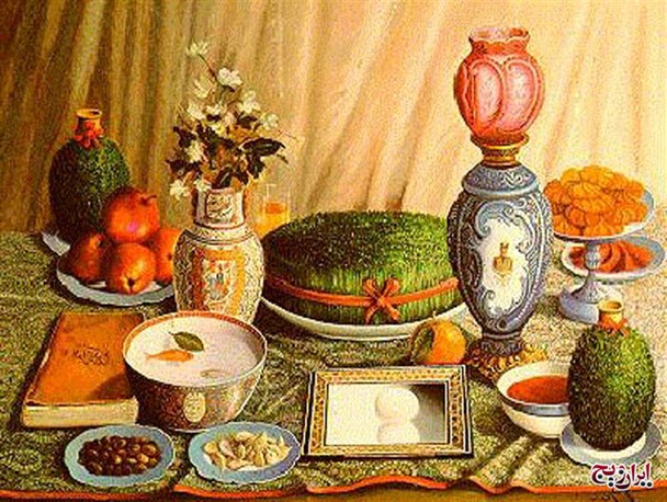نمایشگاه هفت سین و نقاشی کودکان در صومعه سرا دایر شد
