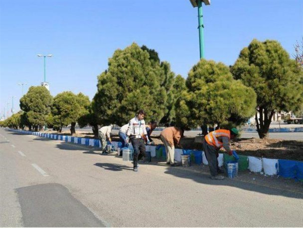 اجرایی طرح استقبال از بهار در دلیجان+عکس