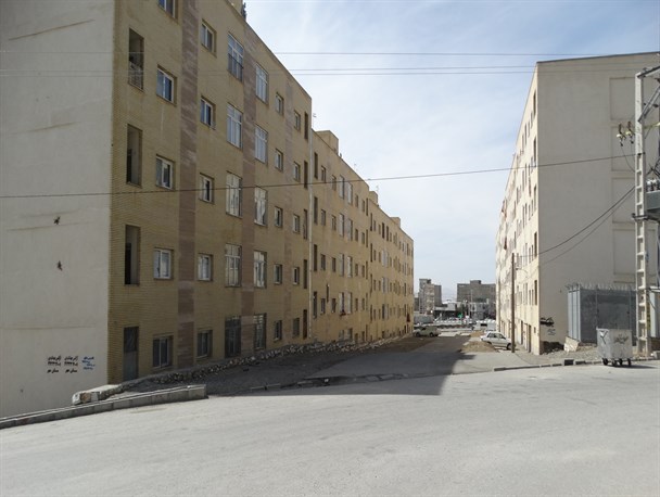 معابر بی نام و نشان مسکن های مهر الیگودرز +تصویر