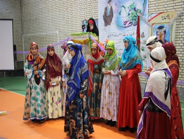جشن میلاد کوثر در شهر مرزی اصلاندوز مغان برگزار شد+تصاویر