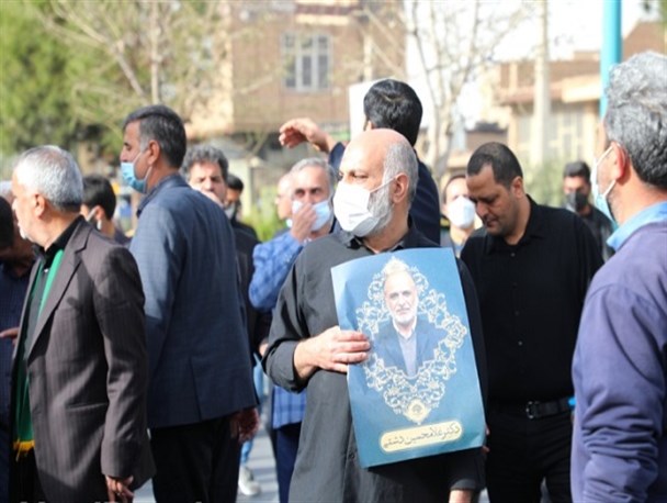 تشییع پیکر غلامحسین دشتی رئیس فقید شورای اسلامی شهر یزد