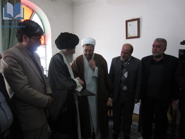 اعطا اعتبارنامه نماینده مجلس خبرگان رهبری در نمین+تصاویر