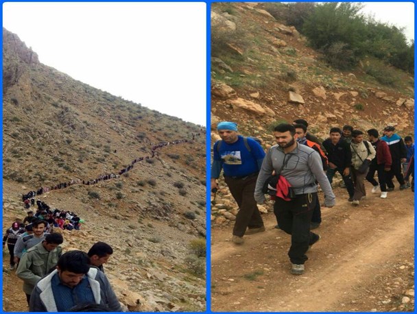 برگزاری همایش کوهپیمایی خانوادگی در اردل + تصاویر