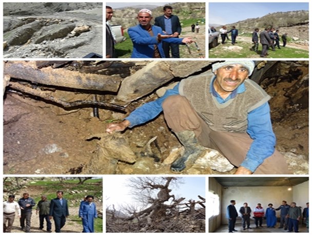 بررسی آخرین خسارت های بخش موگرمون با حضور اعضای ستاد مدیریت بحران لنده+تصاویر