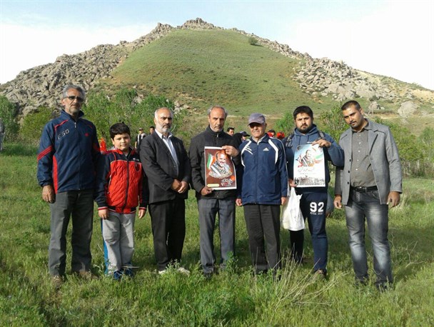 بزرگداشت سردار شهید علیرضا شمسی پور در کوهپیمایی