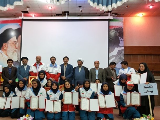 قهرمانی بانوان بهمئی در مرحله استانی المپیاد دادرس هلال احمر+تصاویر