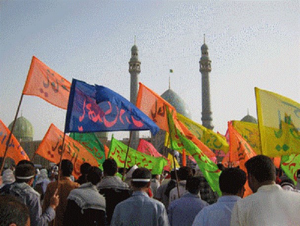 پیاده روی منتظران ظهور از هلال تا جمکران