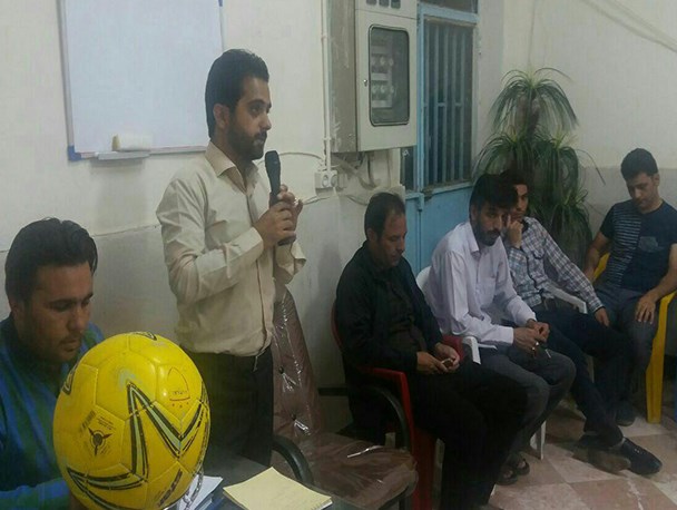 مراسم قرعه کشی مسابقات فوتسال جام رمضان مه ولات برگزار شد