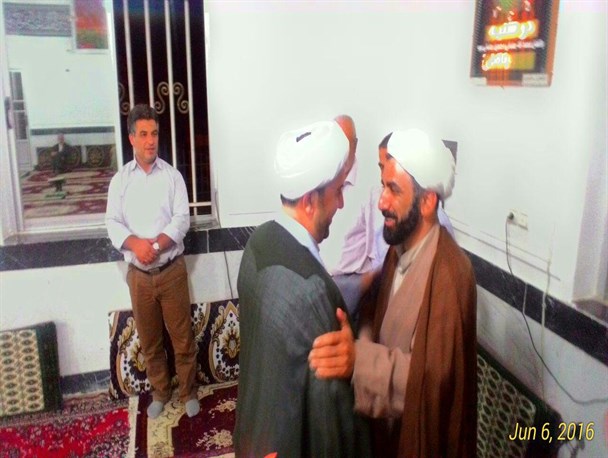 حجت الاسلام محمدی، امامت جماعت مسجد 5 تن آل عبا املش شد