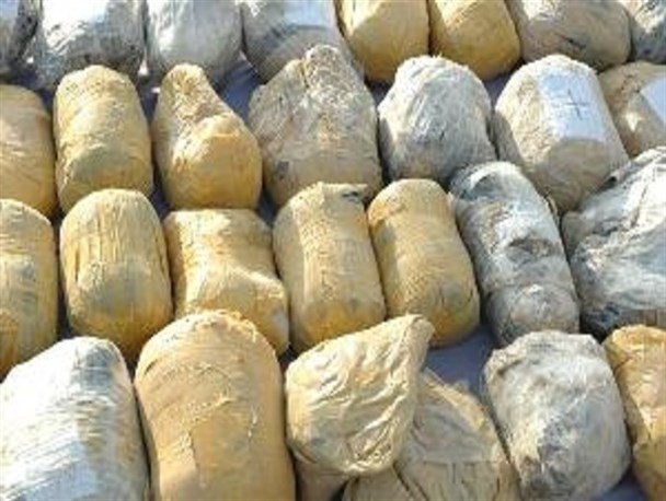 کشف بیش از ۶۳۰ کیلوگرم تریاک در مرز میرجاوه