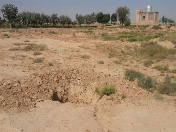 کشف حفاری غیرمجاز در محوطه تاریخی «درویش آباد» جوین