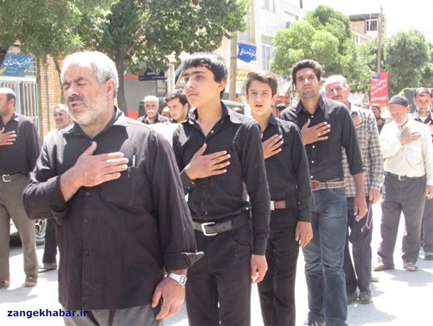 قافله عزاداری ویژه شهادت امام علی علیه السلام در شهر بن + تصاویر