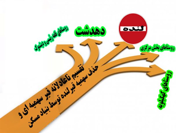 تقسیم ناعادلانه قیر سهمیه ای و حذف سهمیه لنده توسط بنیاد مسکن کهگیلویه