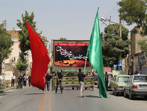 برپایی «کاروان غم» به‌مناسبت سالروز شهادت امام جعفر صادق(ع) در اراک