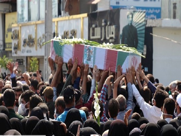 تشییع پیکر شهید مدافع حرم «علی جمشیدی» در شهرستان نور