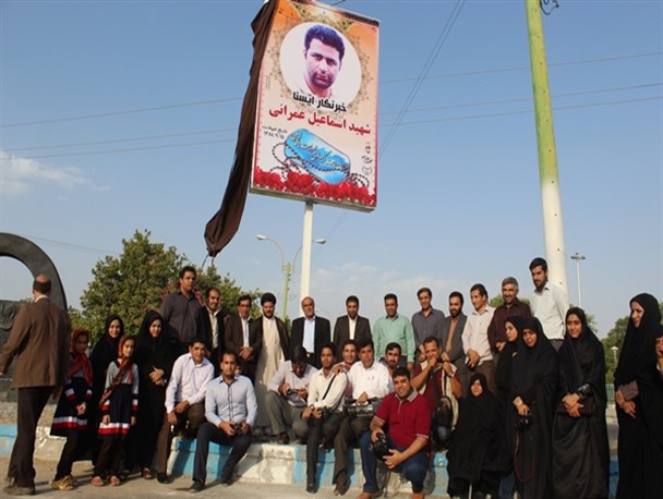 رونمایی از عکس تنها شهید خبرنگار عنبرآباد